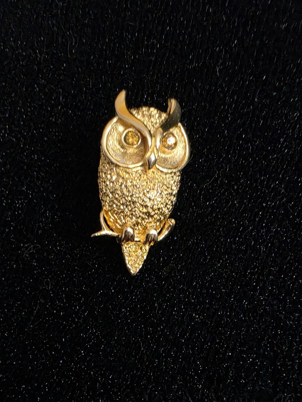Gold Owl Pin Brooch - Women's Jewelry